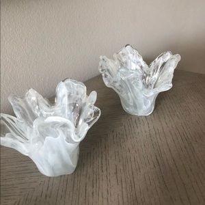 Two Murano vases